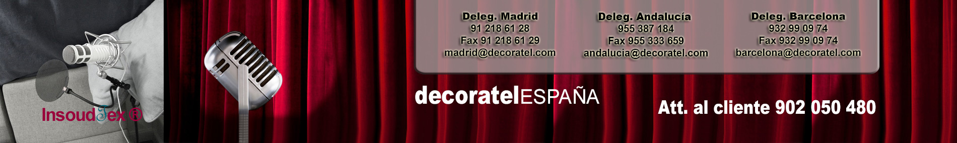 Cortinas para Aislamiento Acústico